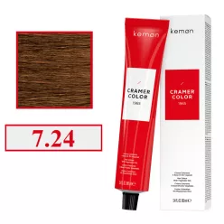 Kemon Cramer Color hajfesték 100ml 7.24