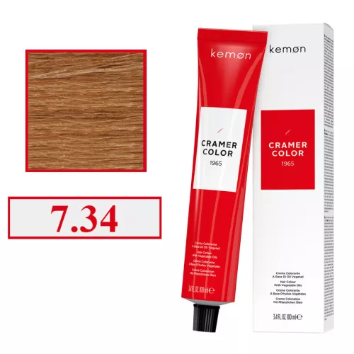 Kemon Cramer Color hajfesték 100ml 7.34