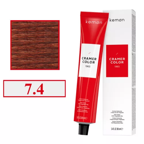 Kemon Cramer Color hajfesték 100ml 7.4