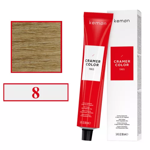 Kemon Cramer Color hajfesték 100ml 8