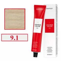 Kemon Cramer Color hajfesték 100ml 9.1