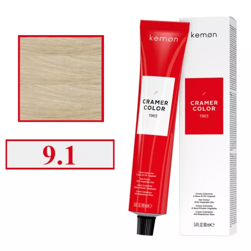 Kemon Cramer Color hajfesték 100ml 9.1