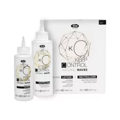 Lisap Keep Control Natural Waves Kit (dauervíz+fixáló)