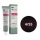Lisap Keraplant Absolute Color hajfesték  4/55 - Intenzív Vörös Barna   
