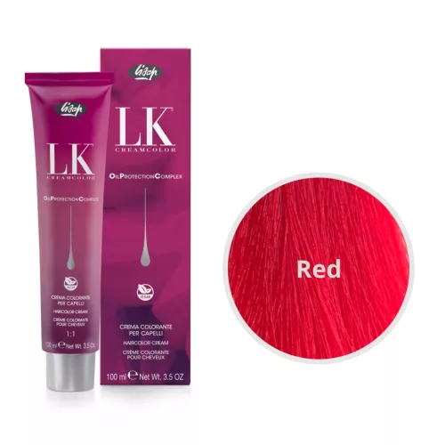 Lisap LK OPC hajfesték 100ml 00/555 Hi-Red Mix 