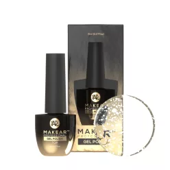   MAKEAR No Wipe Top - Dots White 8ml Fixálásmentes, rugalmas, pöttyös fényzselé