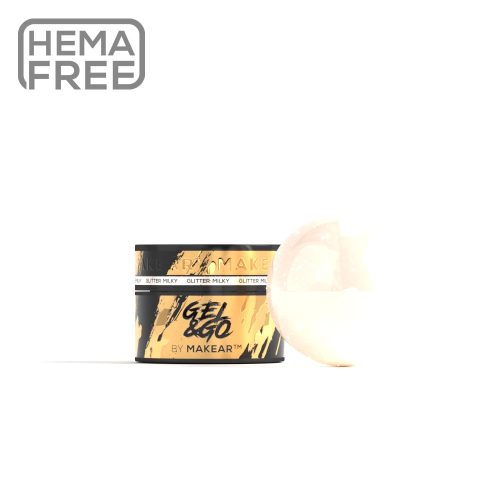 MAKEAR Gel&Go Builder Gél No.GG20 Milky Glitter 