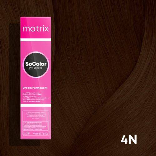Matrix SoColor Pre-Bonded hajfesték 4N / 4.0 90ml