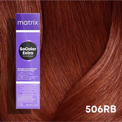 Matrix SoColor Pre-Bonded hajfesték 506RB / 6.65 90ml