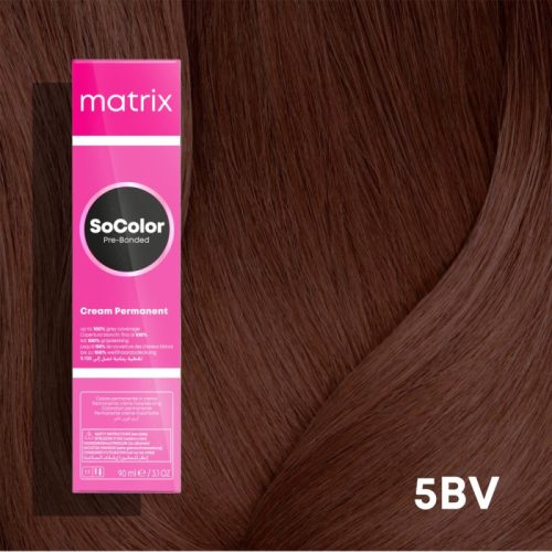 Matrix SoColor Pre-Bonded hajfesték 5BV / 5.52 90ml