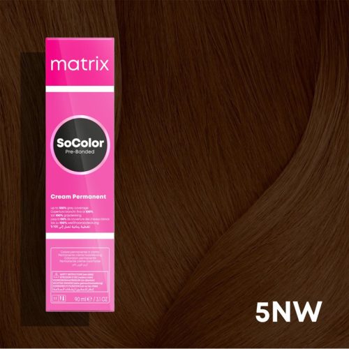 Matrix SoColor Pre-Bonded hajfesték 5NW / 5.033 90ml