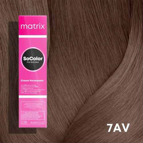Matrix SoColor Pre-Bonded hajfesték 7AV / 7.12 90ml 