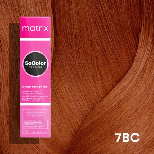 Matrix SoColor Pre-Bonded hajfesték 7BC / 7.54 90ml