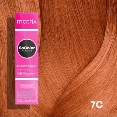 Matrix SoColor Pre-Bonded hajfesték 7C / 7.4 90ml