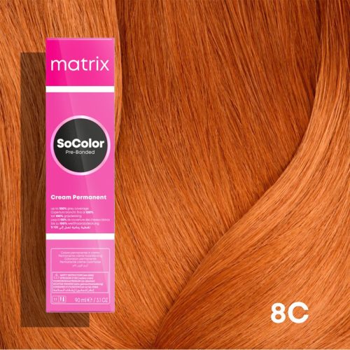 Matrix SOCOLOR.beauty hajfesték 8C / 8.4 90ml 