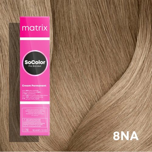 Matrix SoColor Pre-Bonded hajfesték 8NA / 8.1 90ml