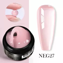   Born Pretty Pro fixálásmentes gyurmazselé 15 ml - NEG27 - Áttetsző