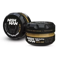  NishMan Hair Styling Wax Gold One (07) 150ml 