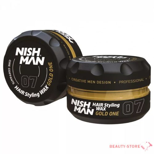  Nish Man Hair Styling Wax Gold One (07) 150ml hajformázó