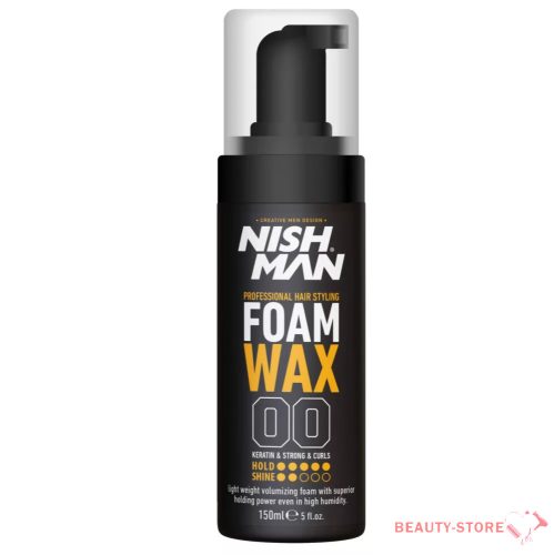 Nish Man foam wax 150ml (habwax)