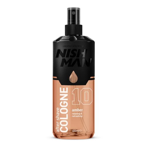 Nish Man After Shave Cologne 400ml 10- Amber