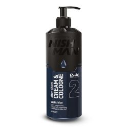   Nish Man After Shave Cream & Cologne 2in1 400ml – 2- Artic Blue