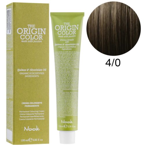 Nook The origin color hajfesték 100ml 4.0 gesztenye