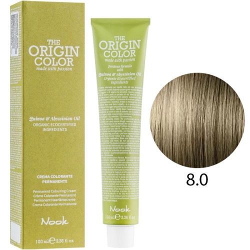 Nook origin color hajfesték 100ml 8.0 világos szőke