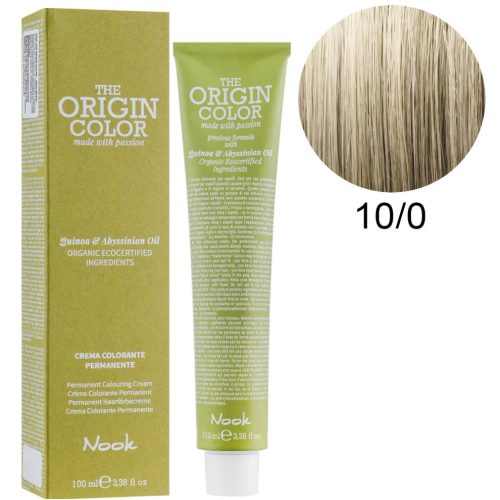 Nook The origin color hajfesték 100ml 10.0 platina szőke