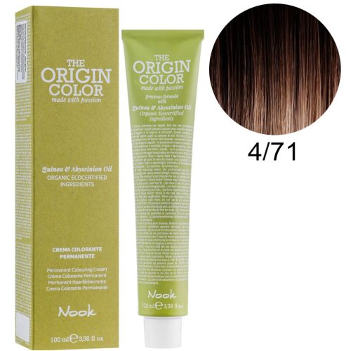 Nook The Origin Color hajfesték 100ml 4.71 gesztenye barna írisz