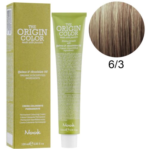 Nook The Origin Color hajfesték 100ml 6.3 sötét szőke arany