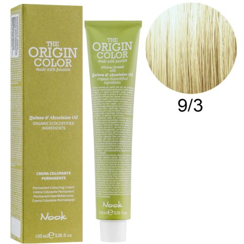 Nook The Origin Color hajfesték 100ml 9.3 nagyon világos szőke arany