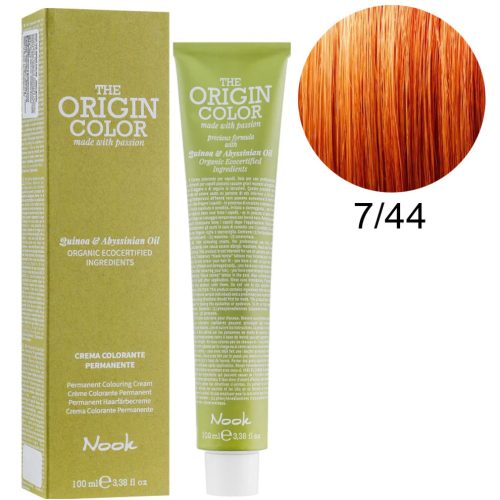 Nook The Origin Color hajfesték 100ml 7.44 szőke intenzív réz