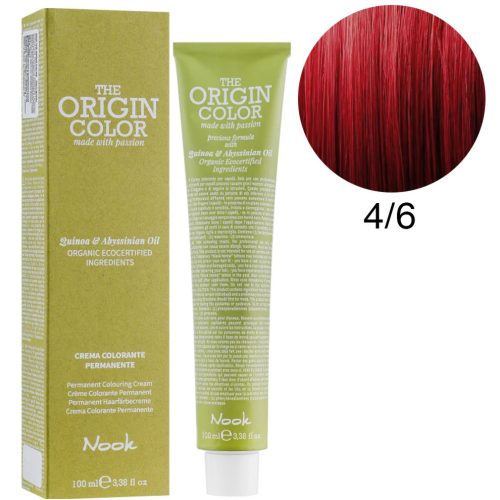 Nook The Origin Color hajfesték 100ml 4.6 gesztenye vörös