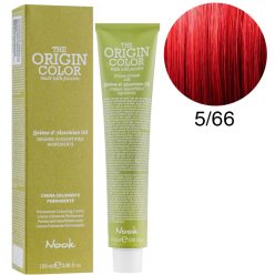   Nook The Origin Color hajfesték 100ml 5.66 világos gesztenye intenzív vörös