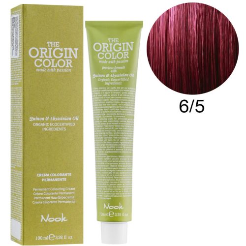 Nook The Origin Color hajfesték 100ml 6.5 sötét szőke mahagóni