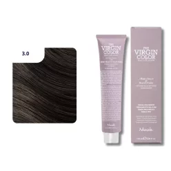   Nook Virgin Color ammóniamantes hajfesték 100ml 3.0 sötét gesztenye 