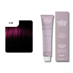   Nook Virgin Color ammóniamantes hajfesték 100ml 4.26 gesztenye viola vörös