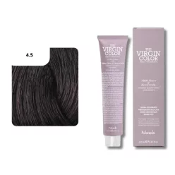   Nook Virgin Color ammóniamantes hajfesték 100ml 4.5 gesztenye mahagóni