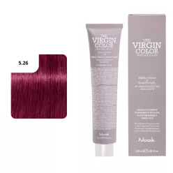   Nook Virgin Color ammóniamantes hajfesték 100ml 5.26 világos gesztenye viola vörös