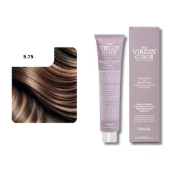   Nook Virgin Color ammóniamantes hajfesték 100ml 5.75 világos gesztenye csokoládé
