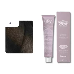   Nook Virgin Color ammóniamantes hajfesték 100ml 6.1 sötét hamu szőke