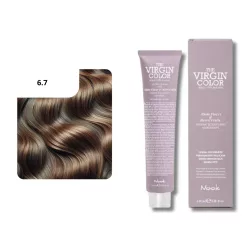   Nook Virgin Color ammóniamantes hajfesték 100ml 6.7 sötét szőke barna