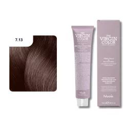   Nook Virgin Color ammóniamantes hajfesték 100ml 7.13 arany hamu szőke