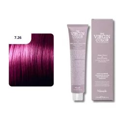   Nook Virgin Color ammóniamantes hajfesték 100ml 7.26 szőke viola vörös