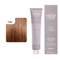   Nook Virgin Color ammóniamantes hajfesték 100ml 7.34 szőke arany réz