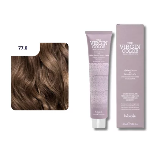 Nook Virgin Color ammóniamantes hajfesték 100ml 77.0 intenzív szőke