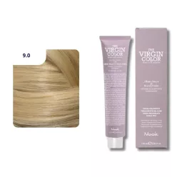   Nook Virgin Color ammóniamantes hajfesték 100ml 9.0 nagyon világos szőke