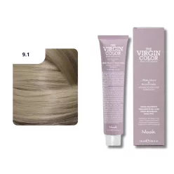   Nook Virgin Color ammóniamantes hajfesték 100ml 9.1 nagyon világos hamu szőke