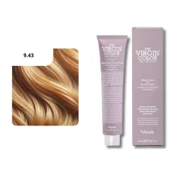   Nook Virgin Color ammóniamantes hajfesték 100ml 9.43 nagyon világos szőke réz arany